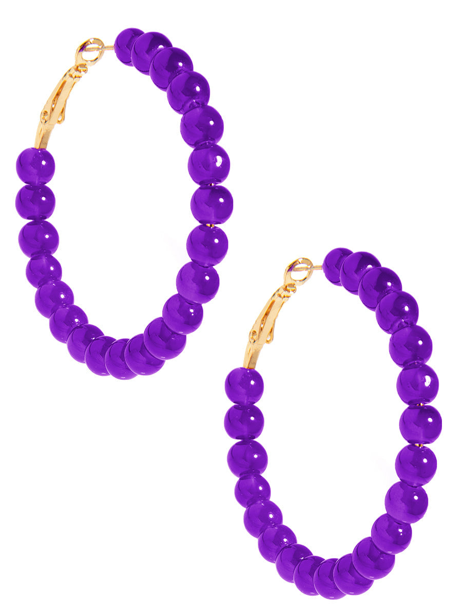 Cappri Glass Bead Earrings