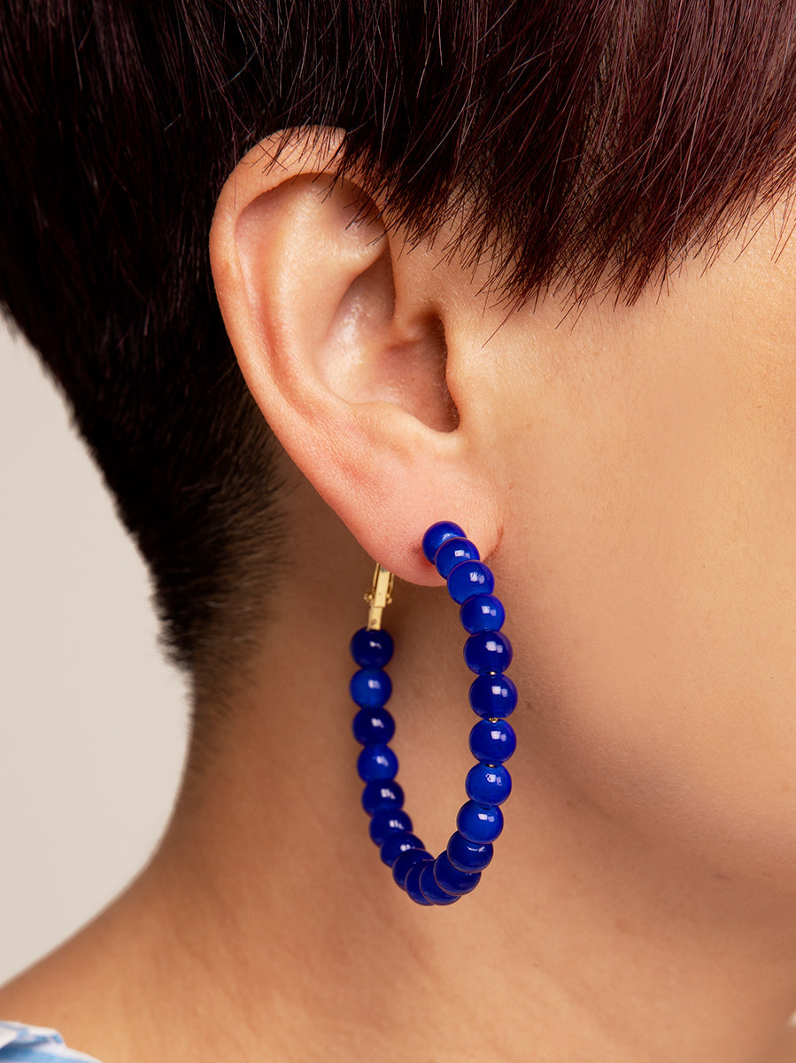 Cappri Glass Bead Earrings