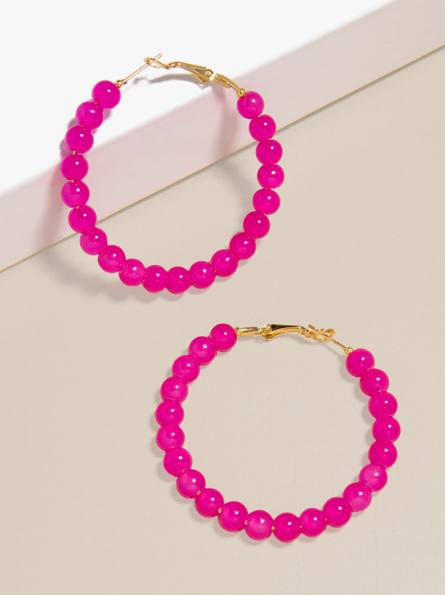 Cappri Glass Bead Earrings
