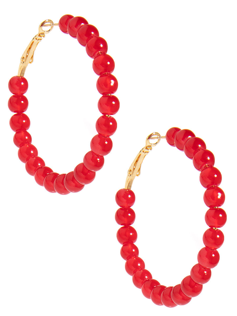 Cappri Glass Bead Earrings