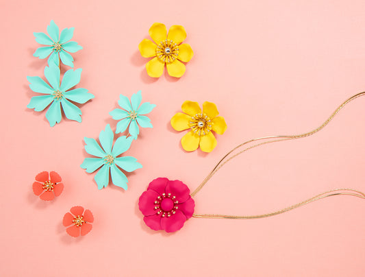floral earrings with vintage-inspired patterns, versatile flower earrings that transition from day to night, seasonal flower earrings for different occasions