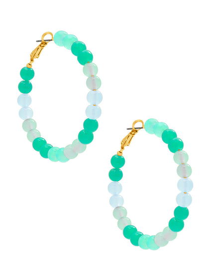 Zinnia Hoop Earrings