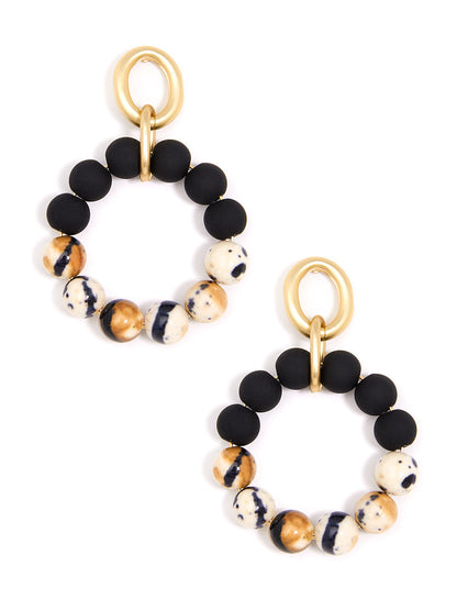 Esme Drop Hoop Earrings