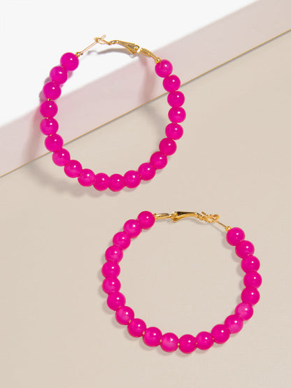 Cappri Glass Bead Earrings