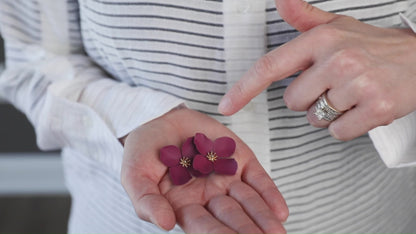Creta Four Petal Earrings